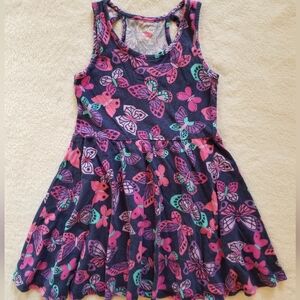 The Children's Place Pink and Purple Butterfly Dress